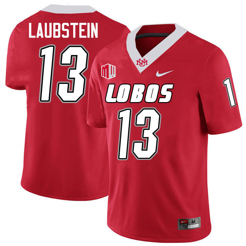 James Laubstein UNM Lobos Jersey,New Mexico Lobos Football Jersey,Uniforms-Red